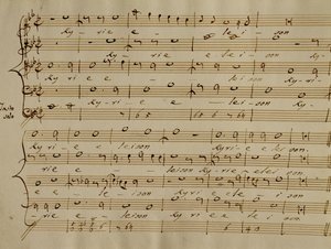 Partition du Kyrie Eleison de la 